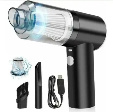 3 in 1 Portable Vacuum Cleaner Duster Blower Air Pump Wireless Handheld Clean