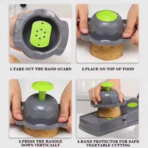 14-in-1 Mandoline Slicer & Vegetable Chopper | Multifunctional Food Cutter & Grater