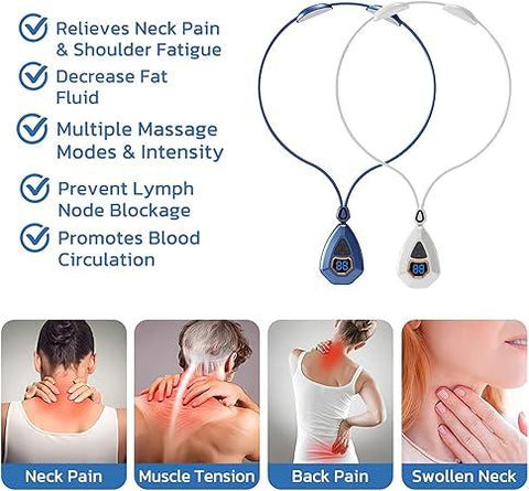 This smart neck massager has five massage